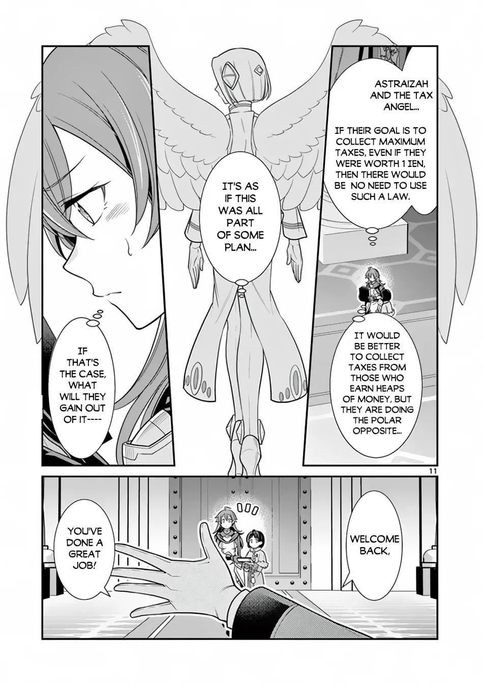 Ken to Mahou no Zeikin Taisaku, chapter 6, page 11