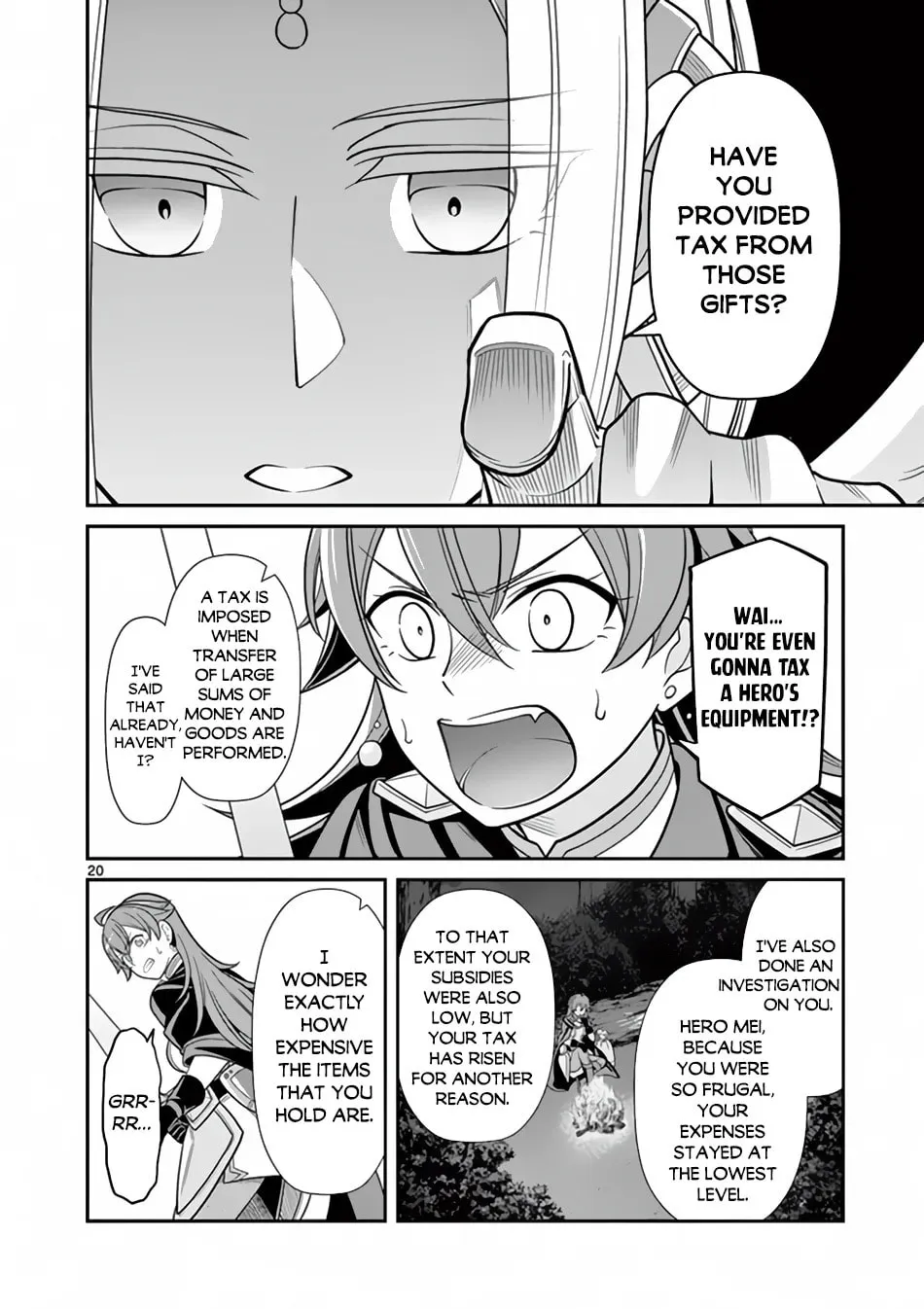 Ken to Mahou no Zeikin Taisaku, chapter 6, page 20