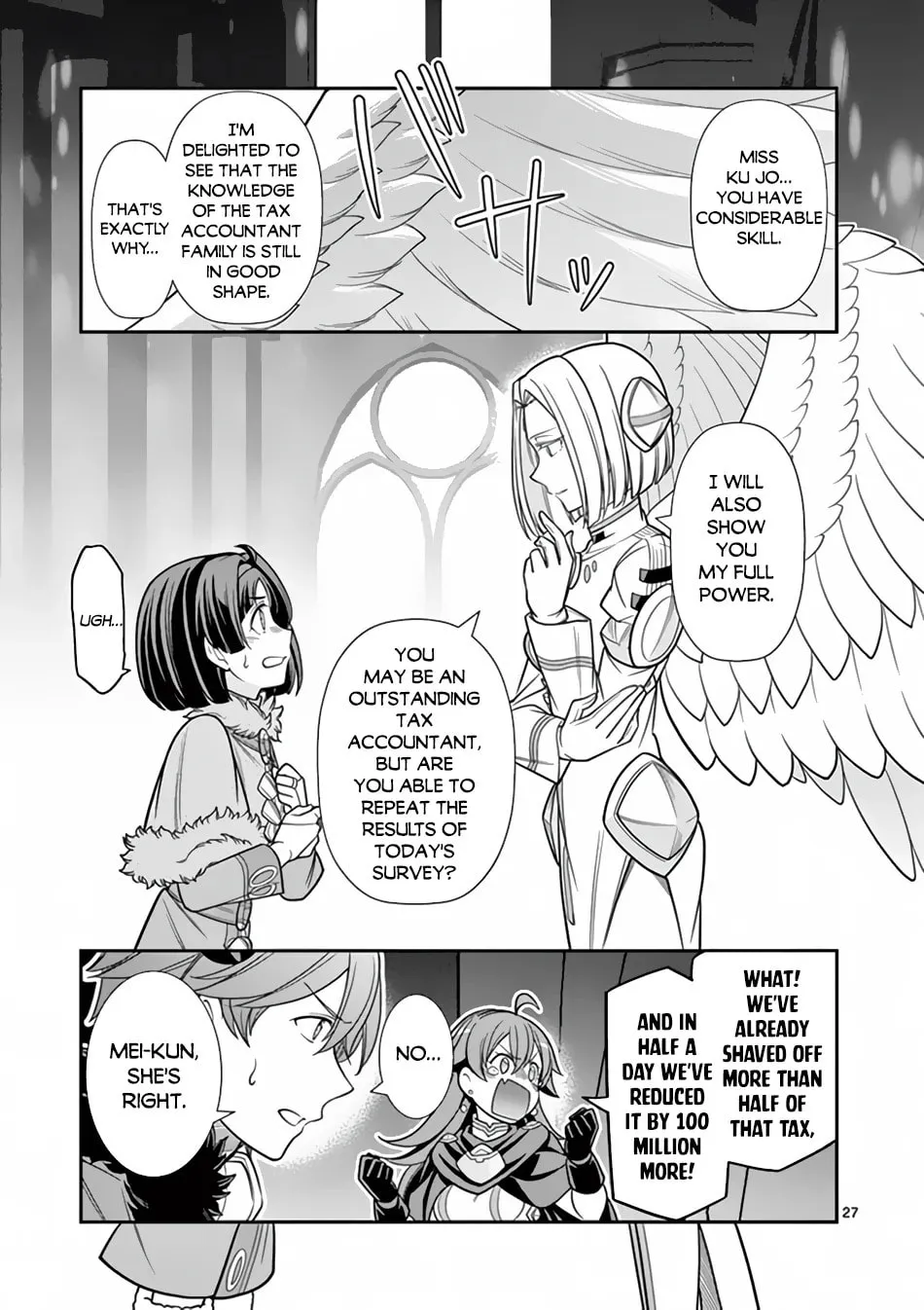 Ken to Mahou no Zeikin Taisaku, chapter 6, page 27