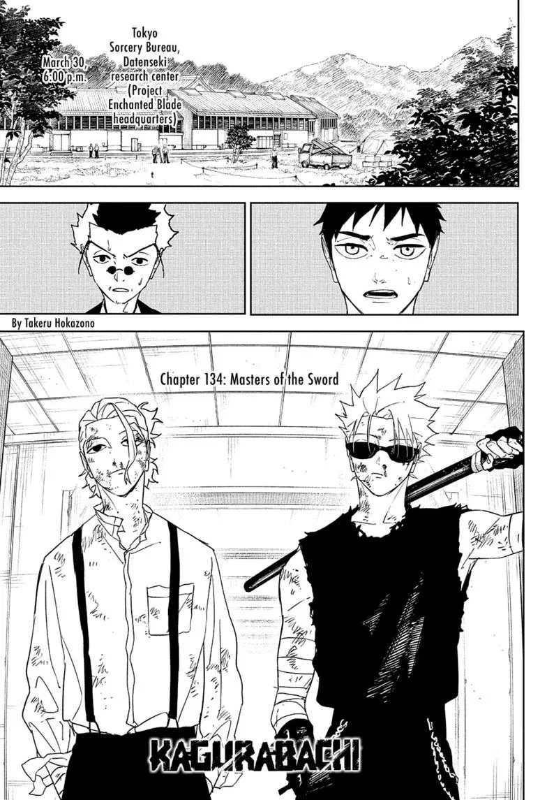 Kagurabachi, chapter 134, page 1