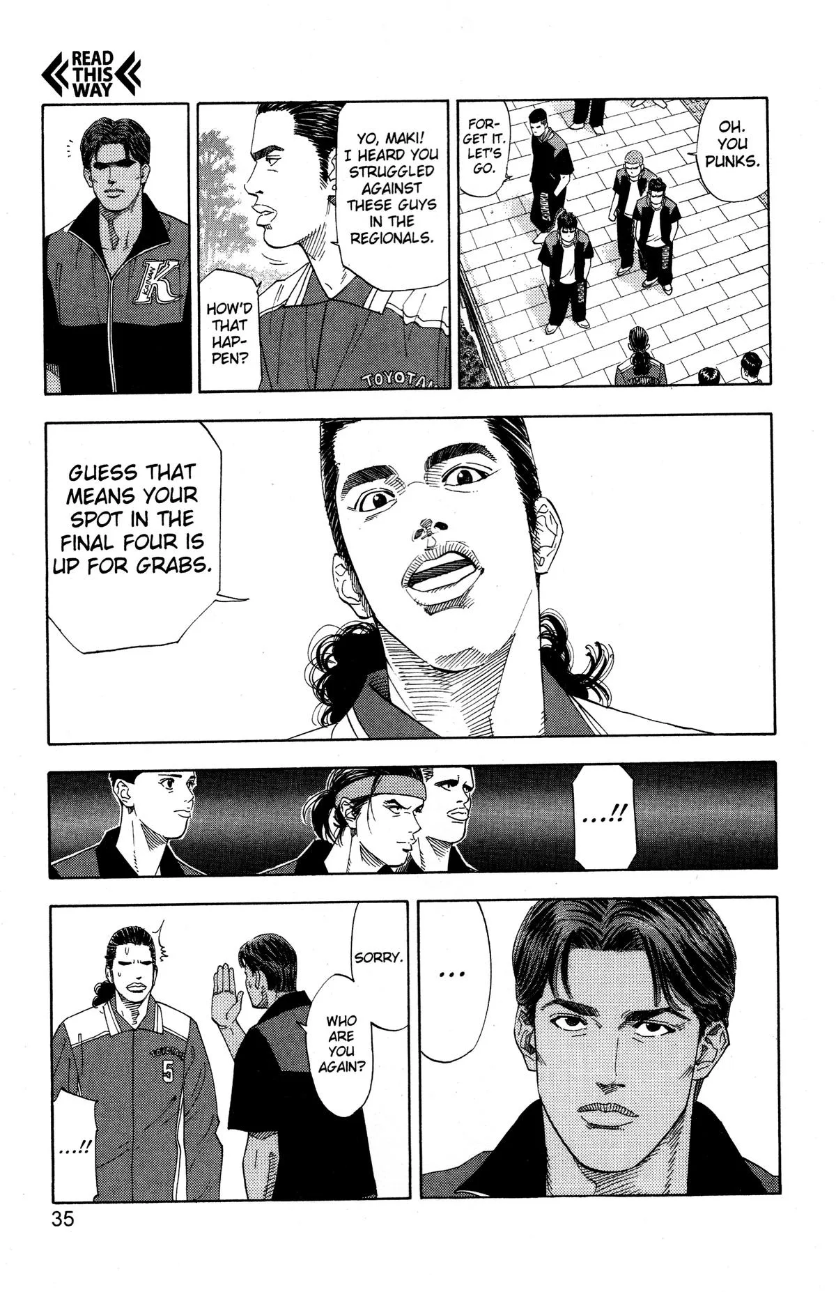 Slam Dunk, chapter 199, page 8