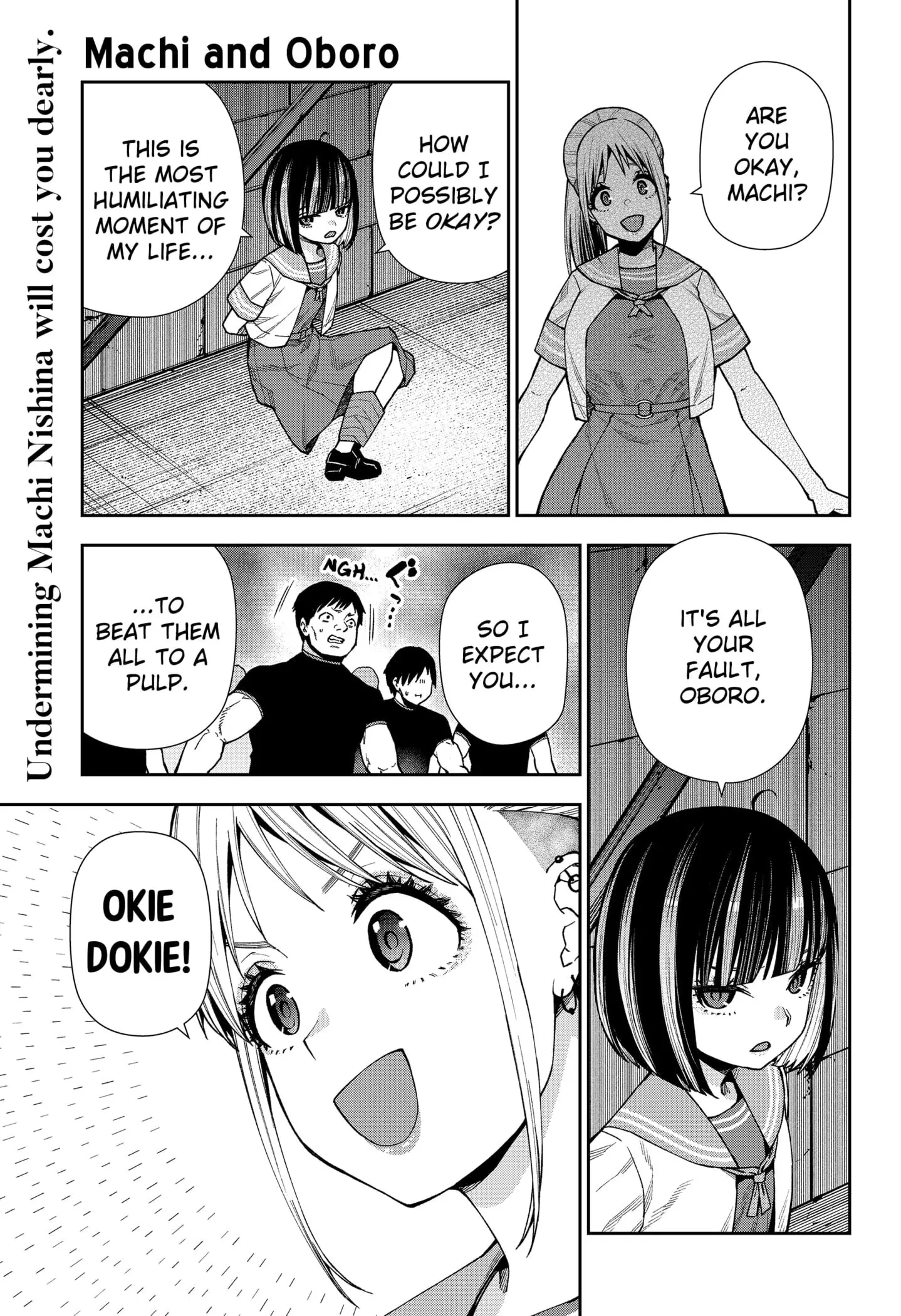 Machi and Oboro, chapter 15, page 1
