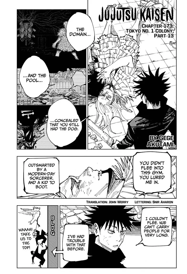 Jujutsu Kaisen (JJK) Manga Online, chapter 173, page 1