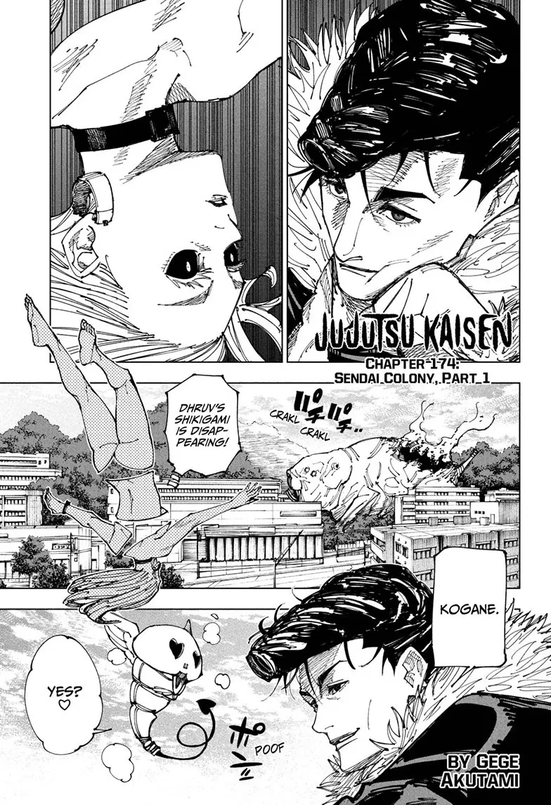 Jujutsu Kaisen (JJK) Manga Online, chapter 174, page 1