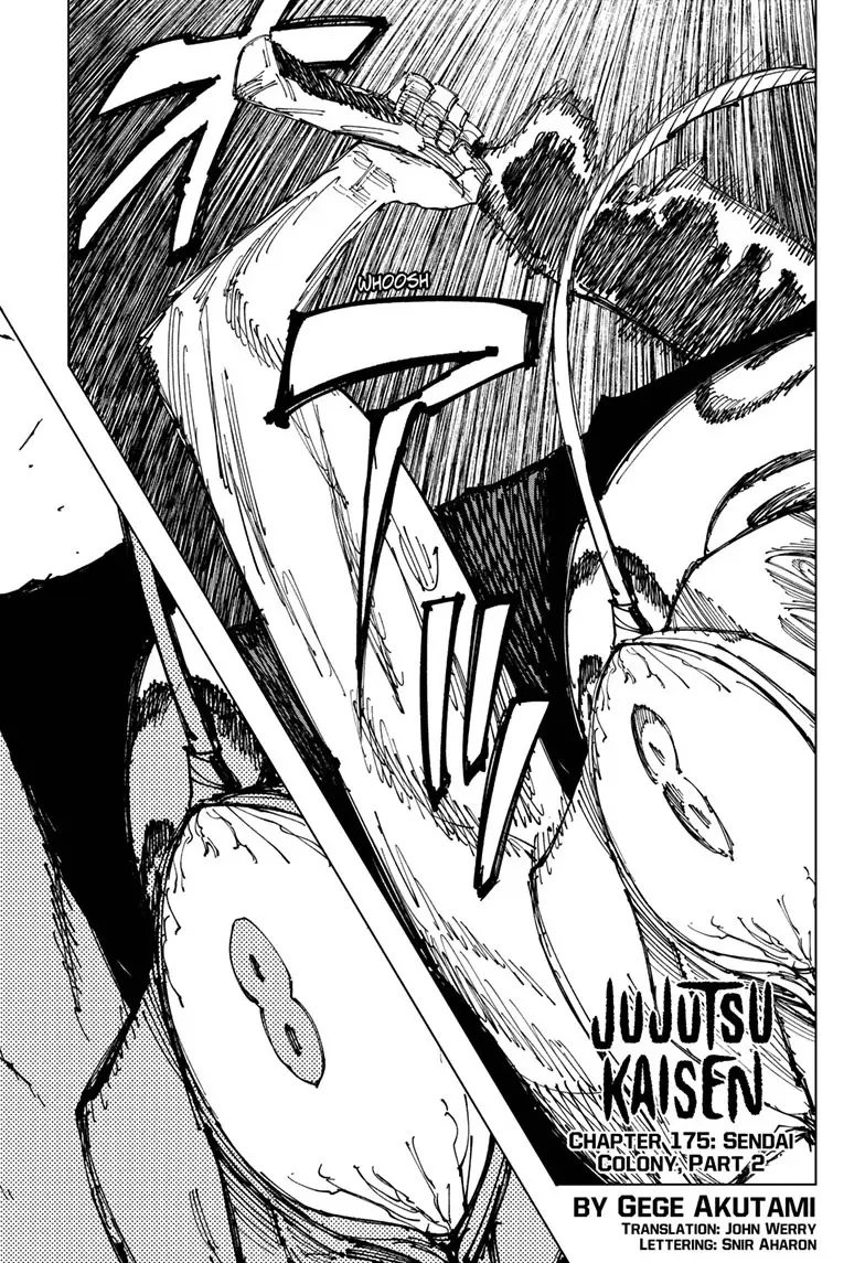 Jujutsu Kaisen (JJK) Manga Online, chapter 175, page 1