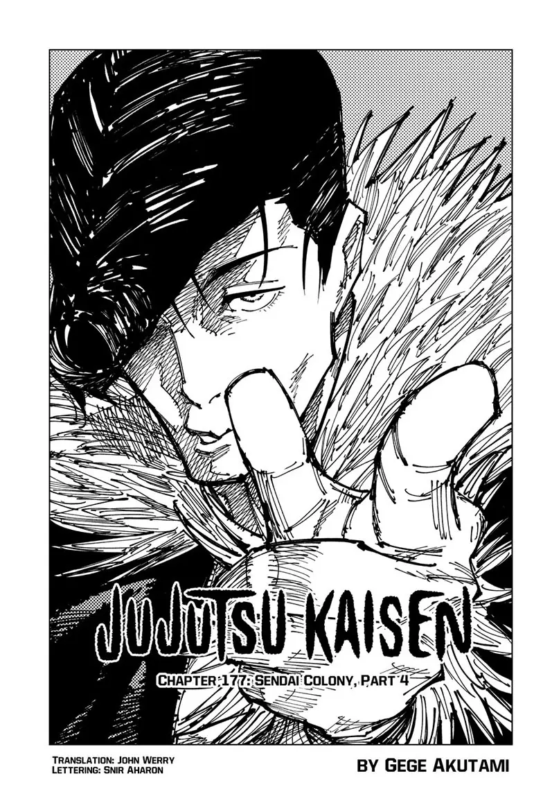 Jujutsu Kaisen (JJK) Manga Online, chapter 177, page 1