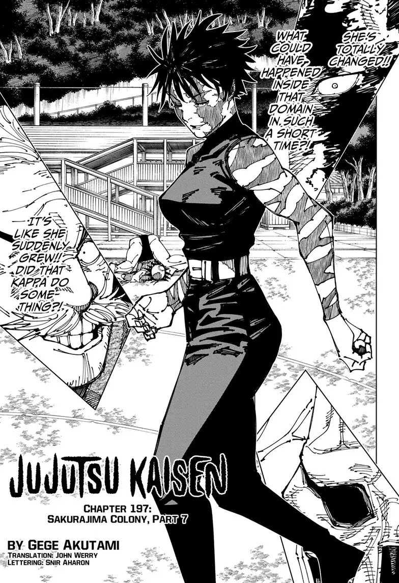 Jujutsu Kaisen (JJK) Manga Online, chapter 197, page 1