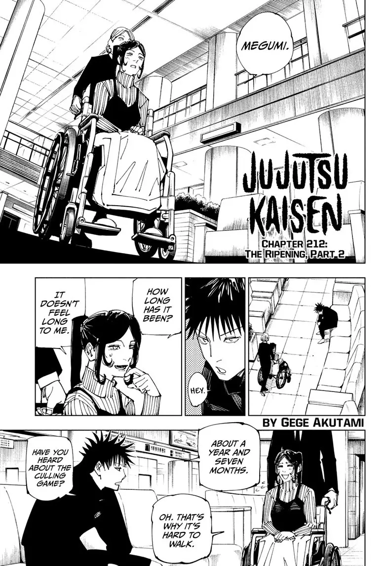 Jujutsu Kaisen (JJK) Manga Online, chapter 212, page 1
