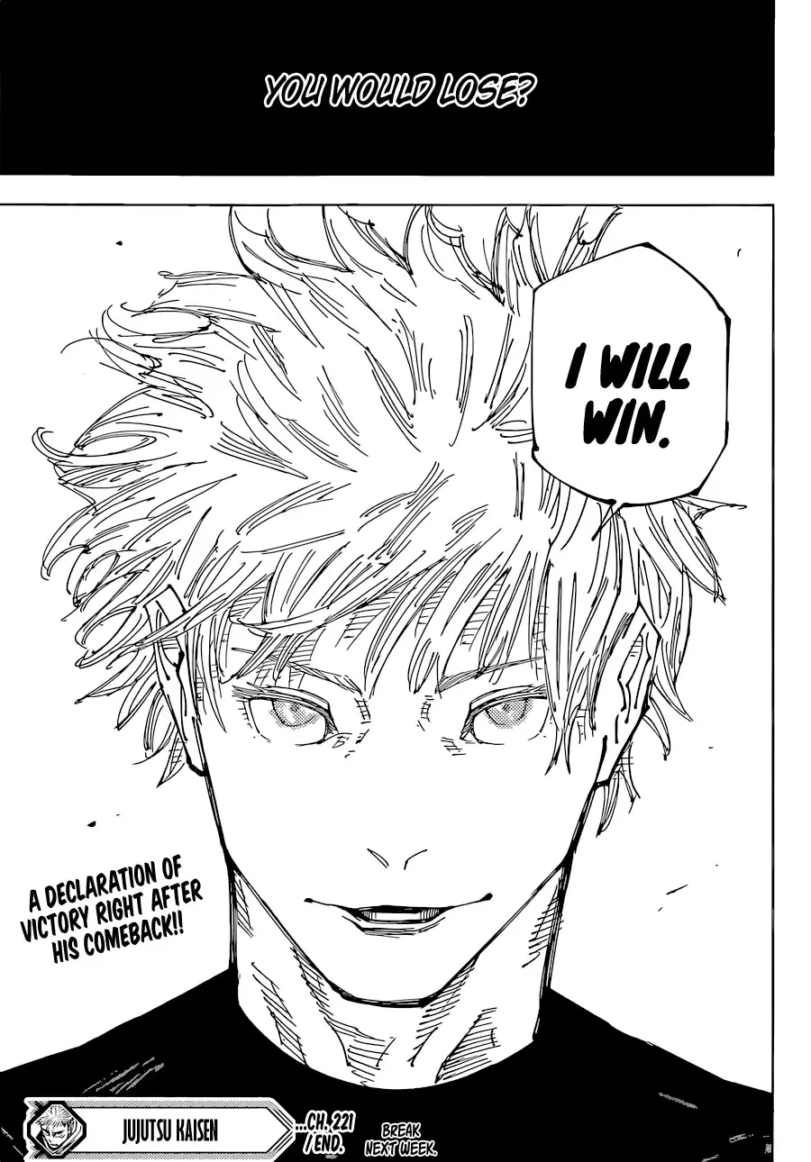 Jujutsu Kaisen (JJK) Manga Online, chapter 221, page 18