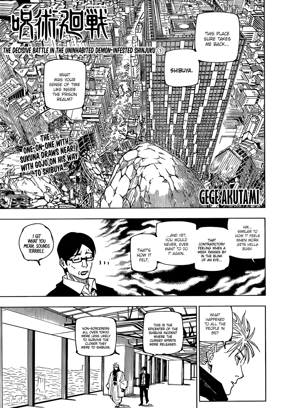 Jujutsu Kaisen (JJK) Manga Online, chapter 223, page 1