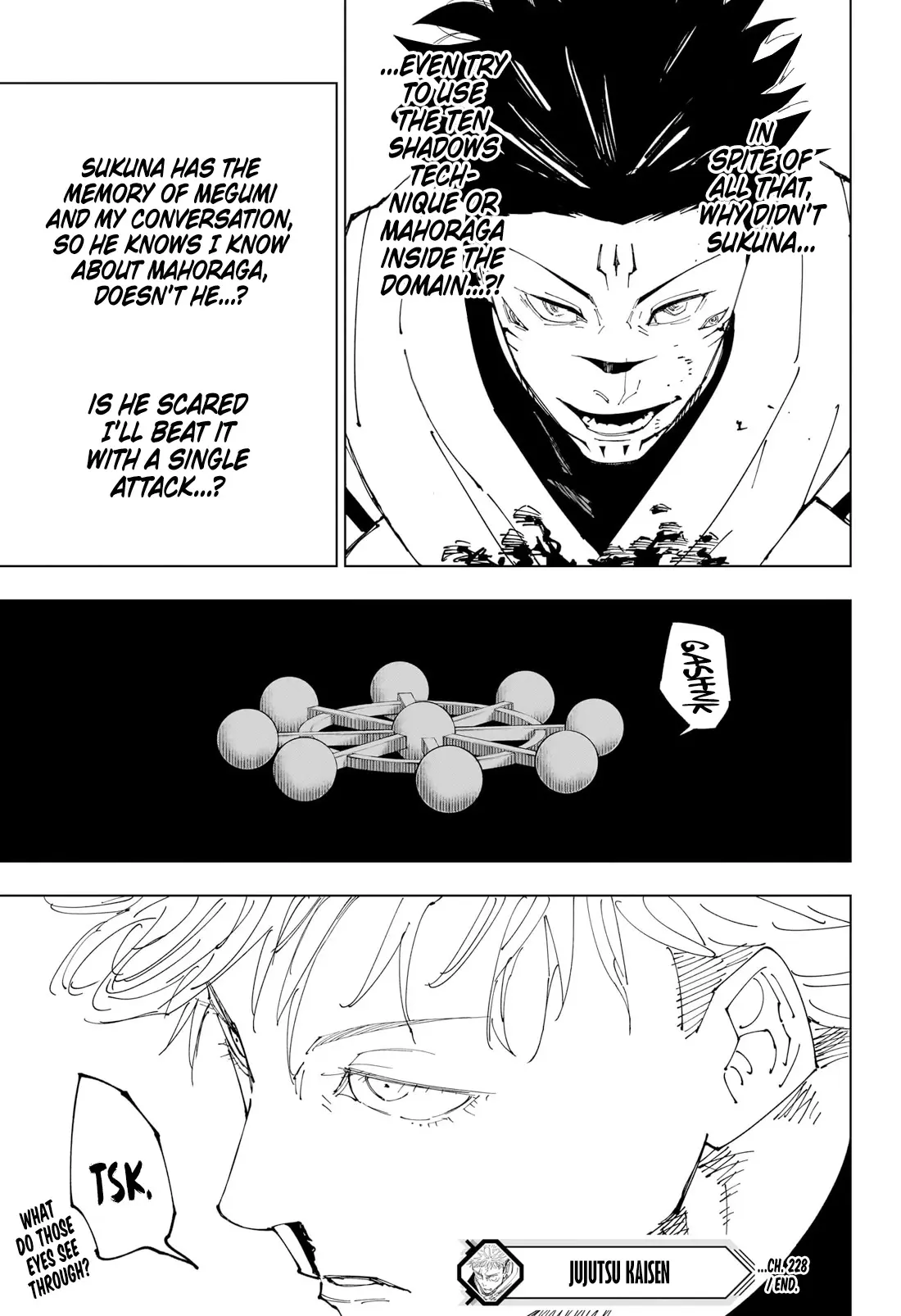 Jujutsu Kaisen (JJK) Manga Online, chapter 228, page 18
