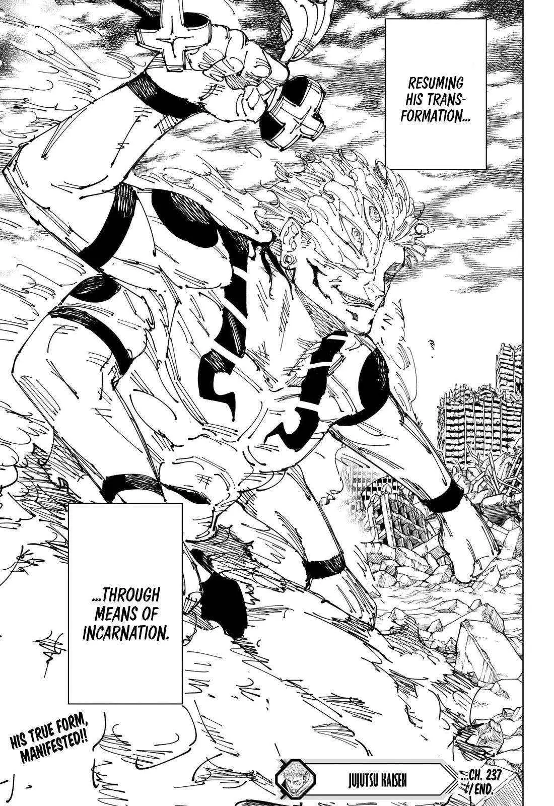 Jujutsu Kaisen (JJK) Manga Online, chapter 237, page 19