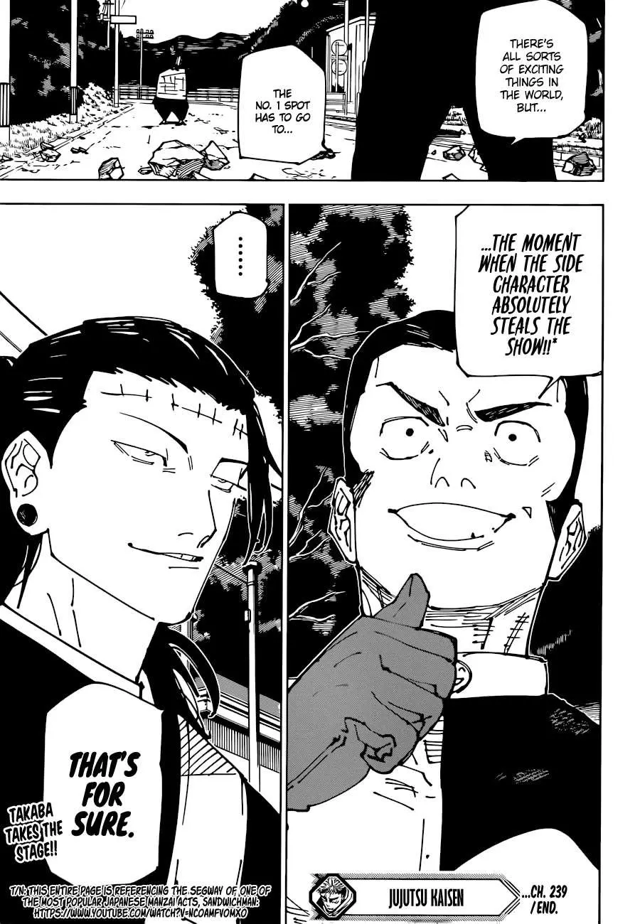 Jujutsu Kaisen (JJK) Manga Online, chapter 239, page 18