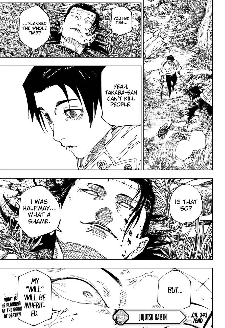 Jujutsu Kaisen (JJK) Manga Online, chapter 243, page 17