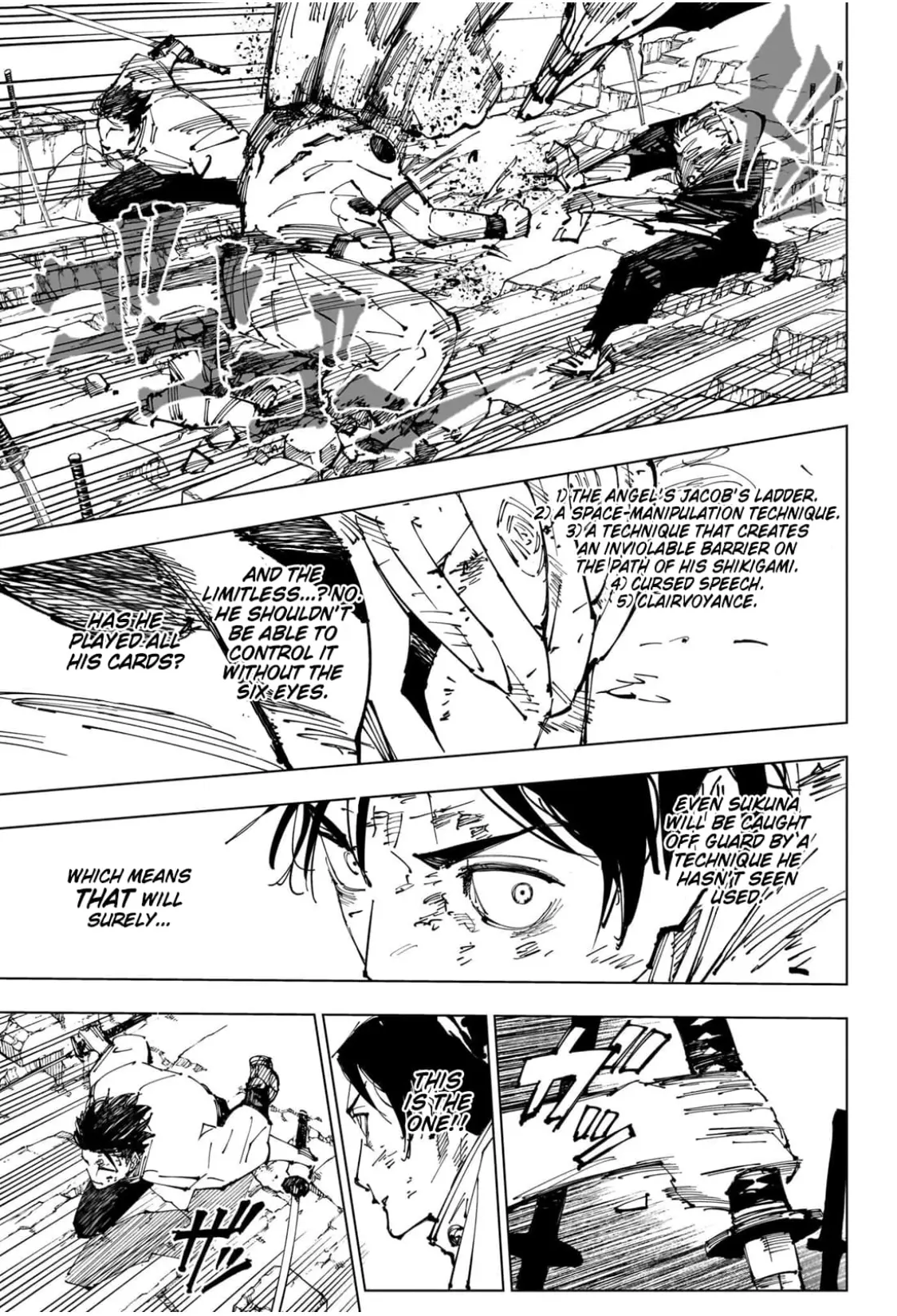 Jujutsu Kaisen (JJK) Manga Online, chapter 250, page 17