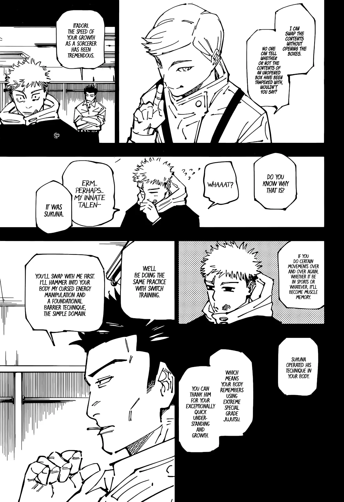 Jujutsu Kaisen (JJK) Manga Online, chapter 258, page 7