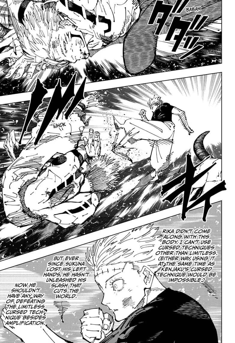 Jujutsu Kaisen (JJK) Manga Online, chapter 262.2, page 3