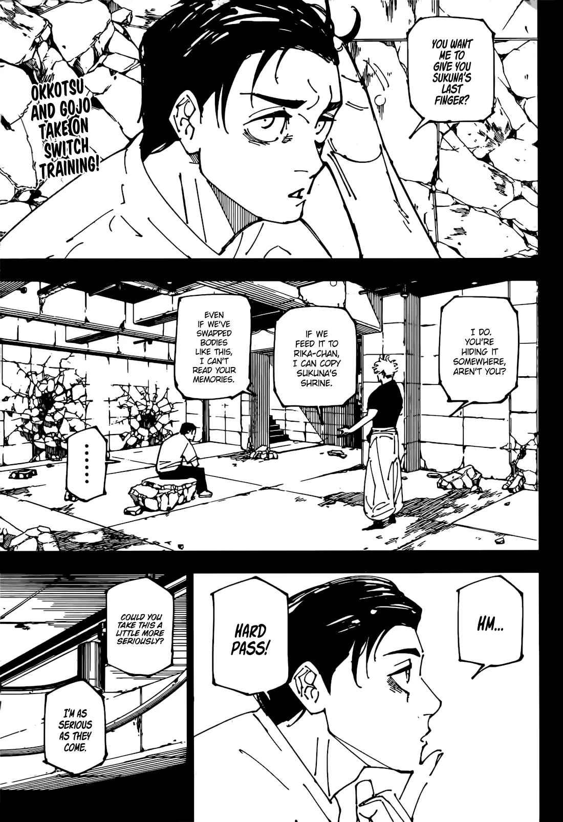 Jujutsu Kaisen (JJK) Manga Online, chapter 267, page 3