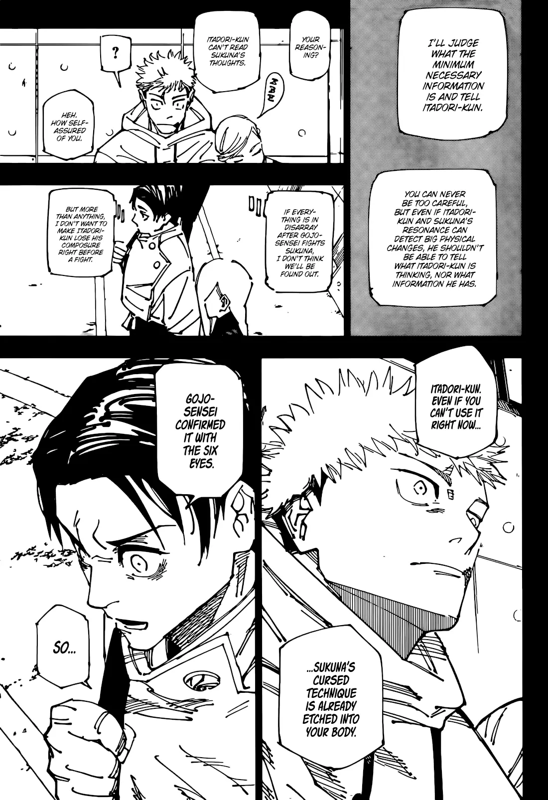 Jujutsu Kaisen (JJK) Manga Online, chapter 267, page 7