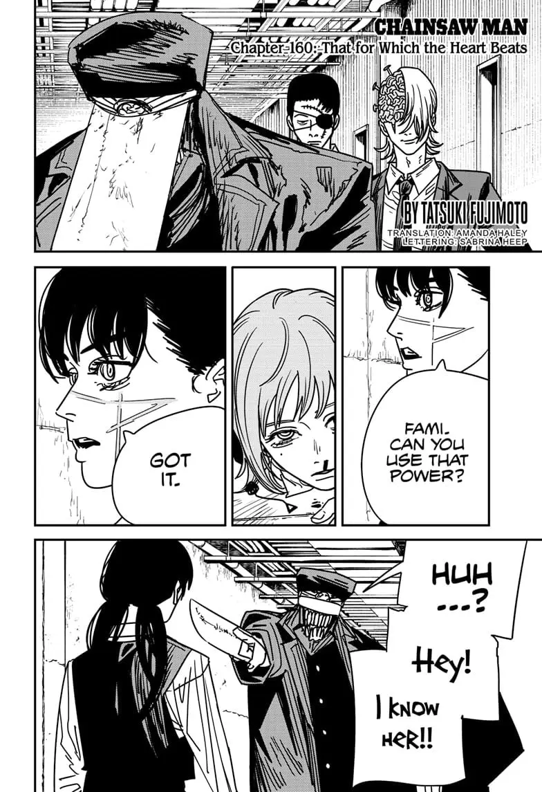 Chainsaw Man Manga, chapter 160, page 1