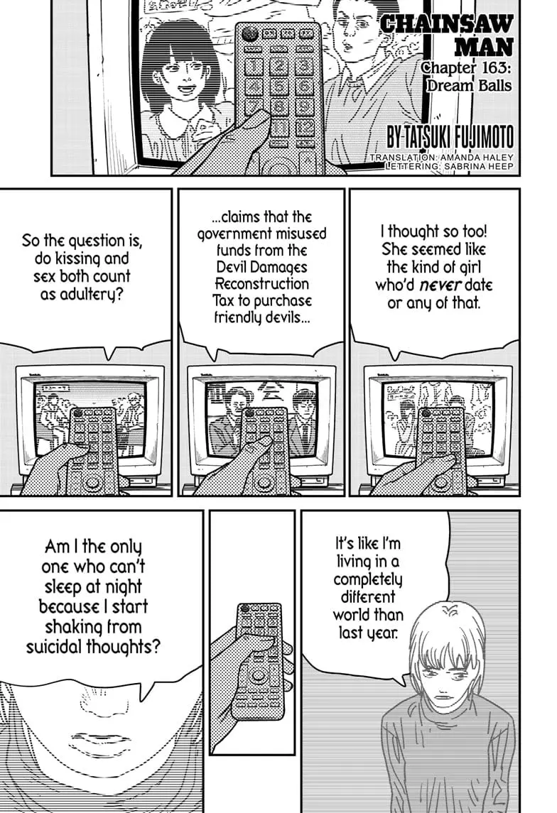 Chainsaw Man Manga, chapter 163, page 1
