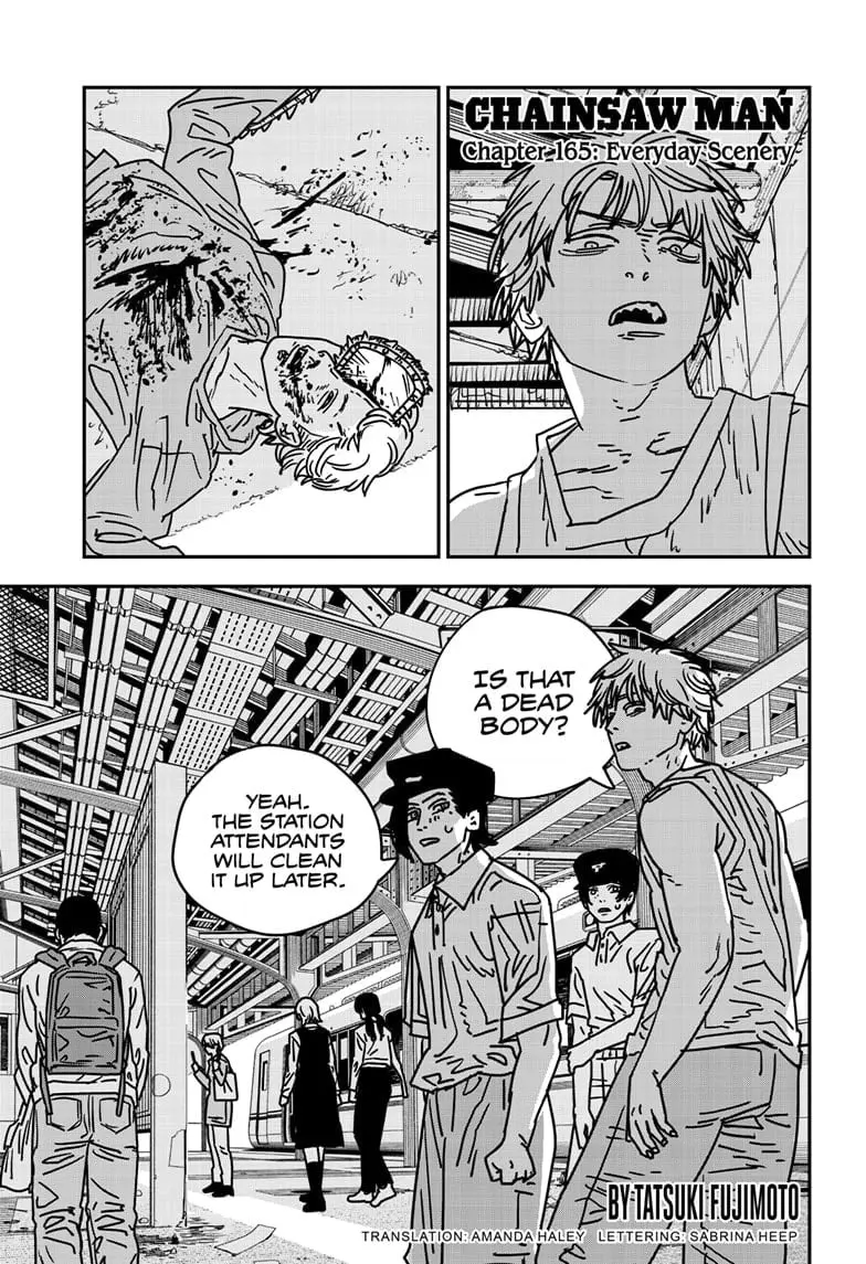 Chainsaw Man Manga, chapter 165, page 1