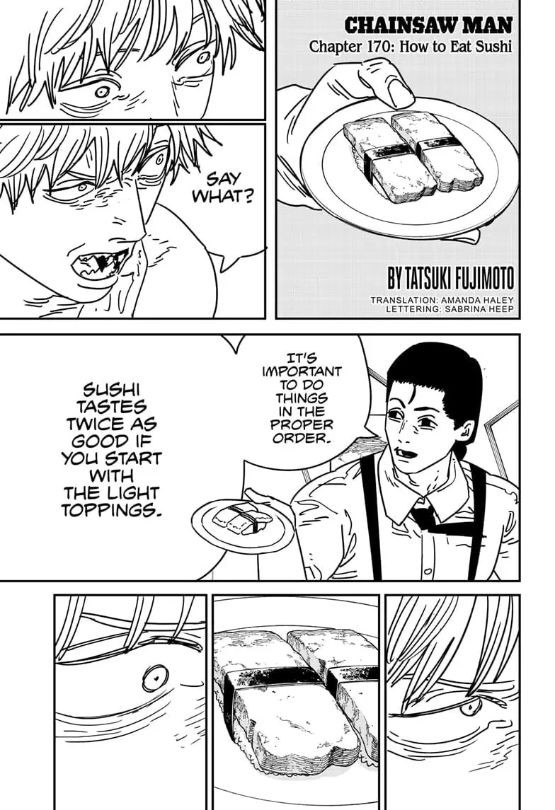 Chainsaw Man Manga, chapter 170, page 1