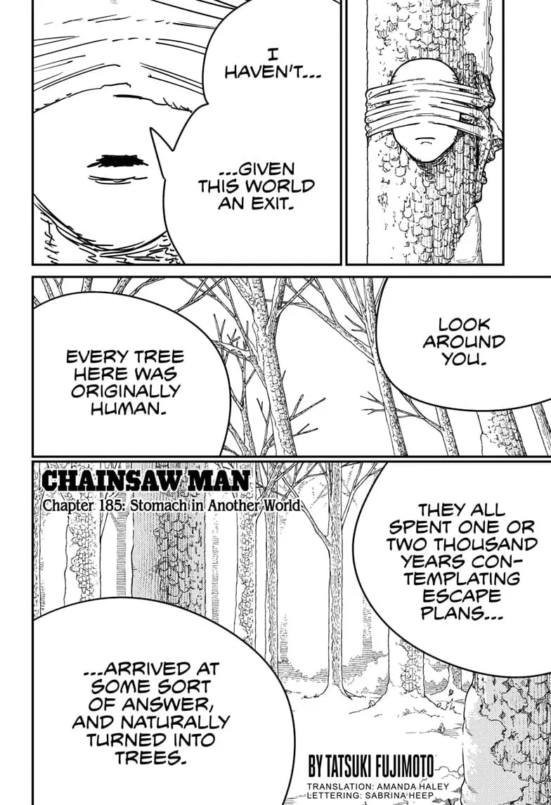Chainsaw Man Manga, chapter 185, page 1