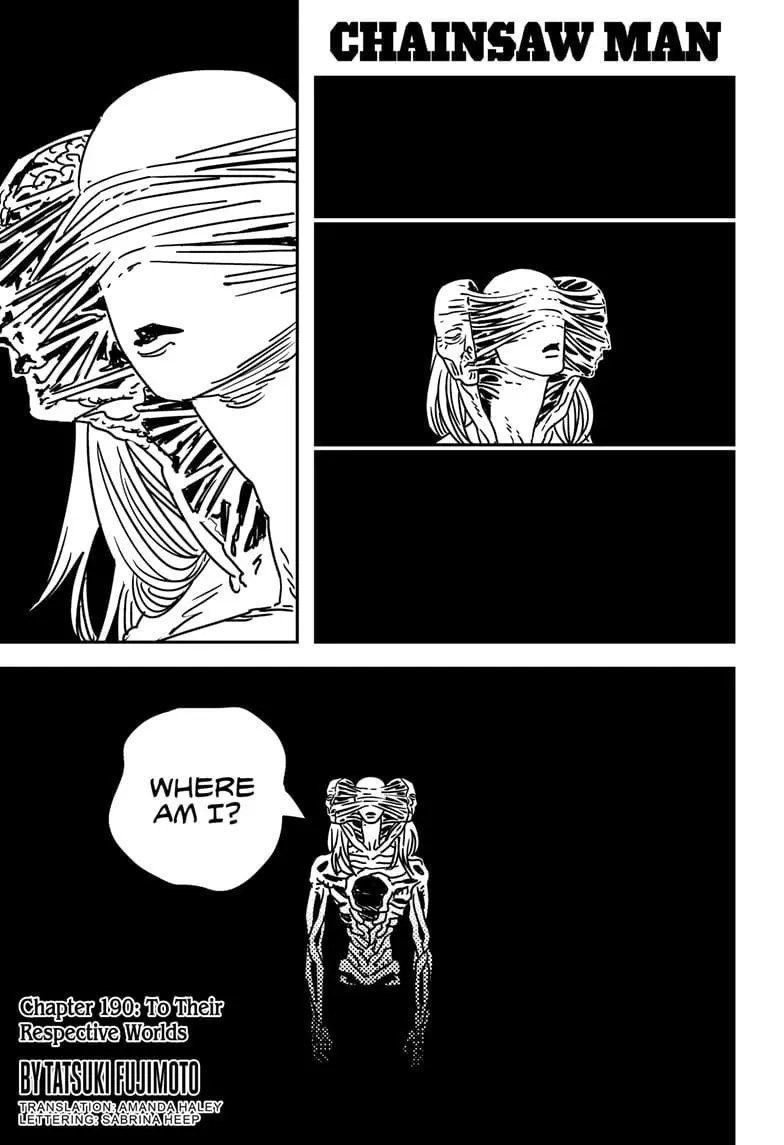 Chainsaw Man Manga, chapter 190, page 1