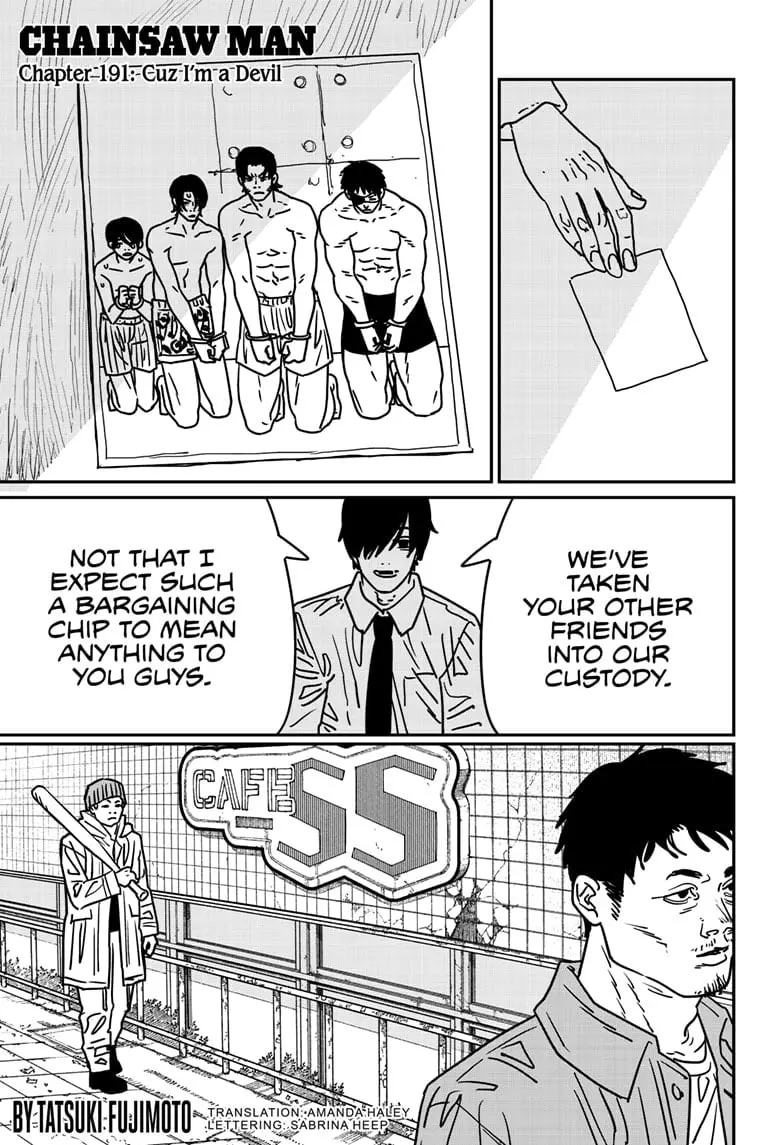 Chainsaw Man Manga, chapter 191, page 1