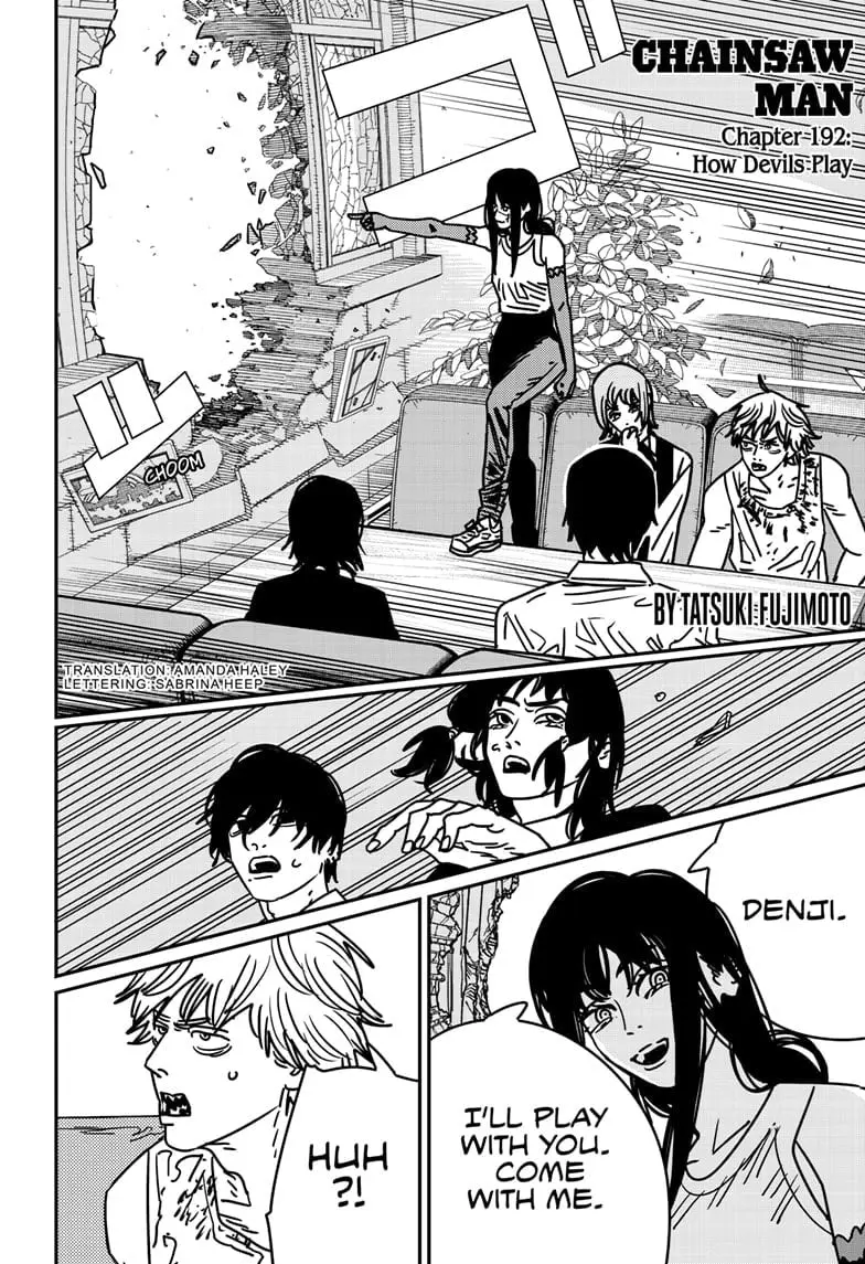Chainsaw Man Manga, chapter 192, page 1