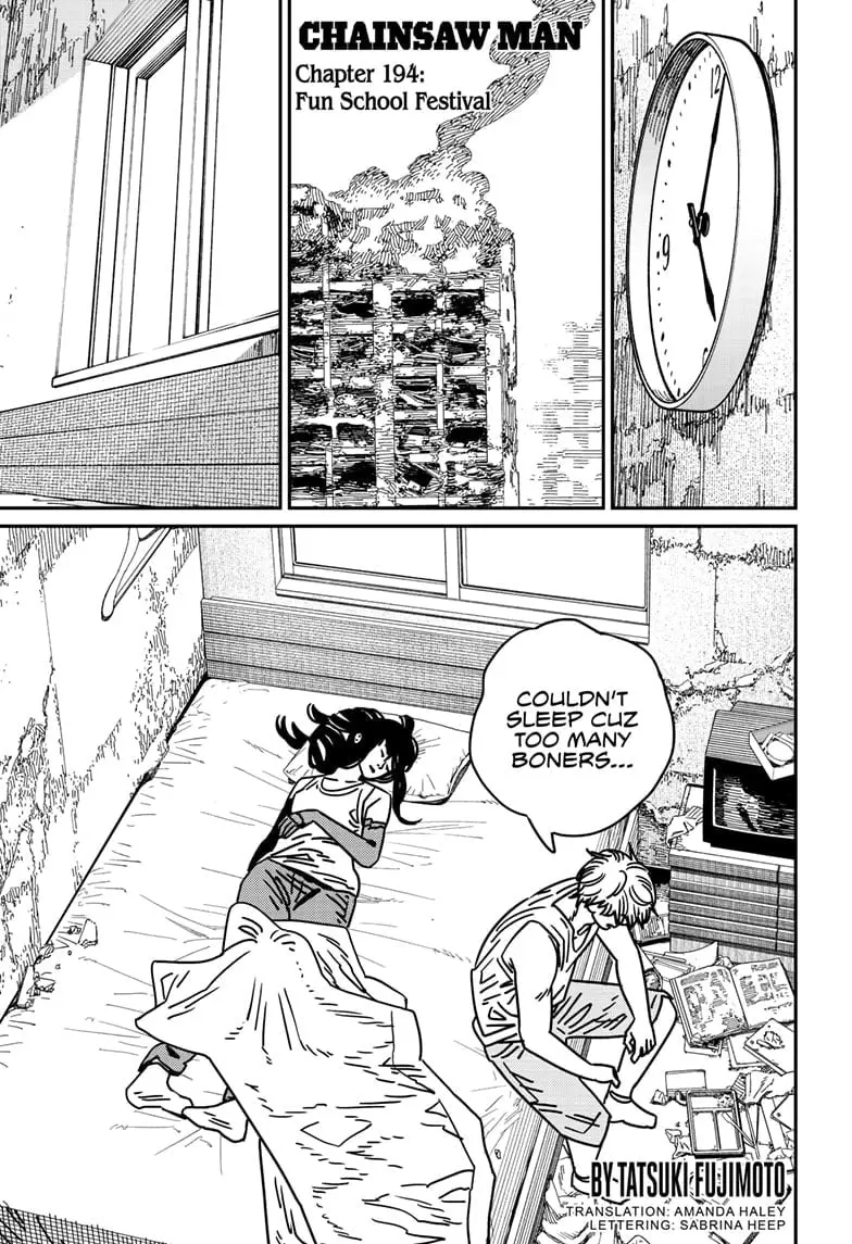 Chainsaw Man Manga, chapter 194, page 1