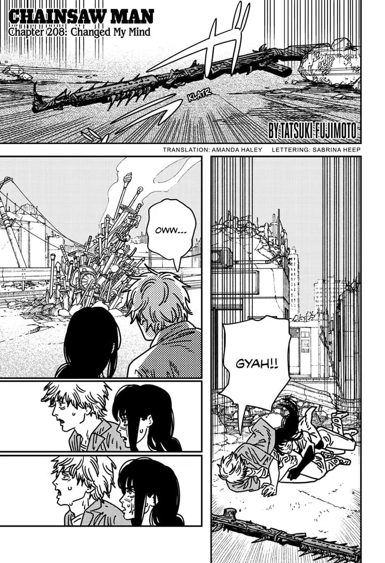 Chainsaw Man Manga, chapter 208, page 1