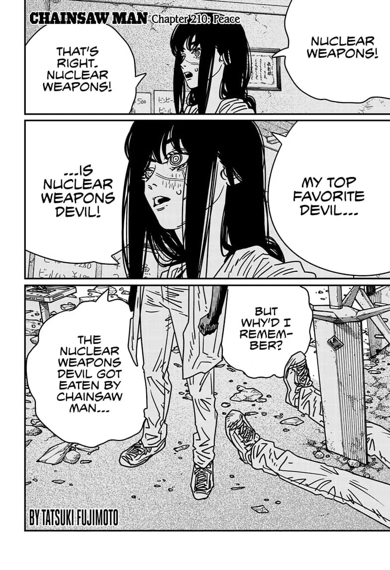 Chainsaw Man Manga, chapter 210, page 1
