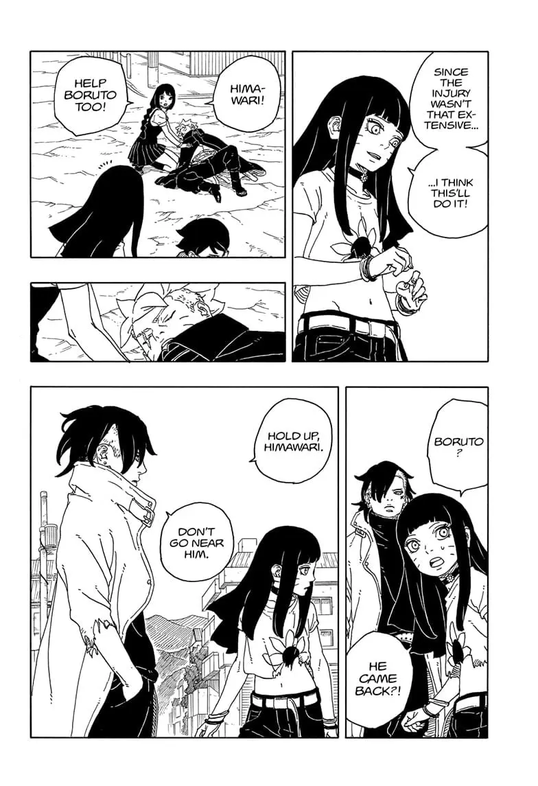 Boruto Two Blue Vortex Manga, chapter 13, page 35