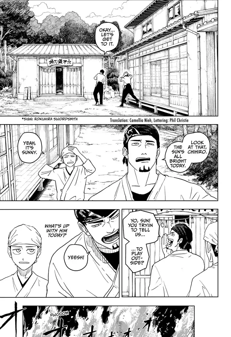 Kagurabachi, chapter 1, page 3