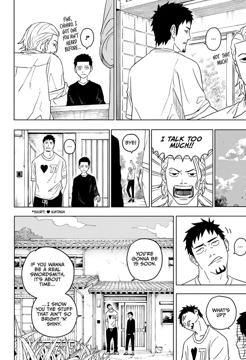 Kagurabachi, chapter 1, page 16