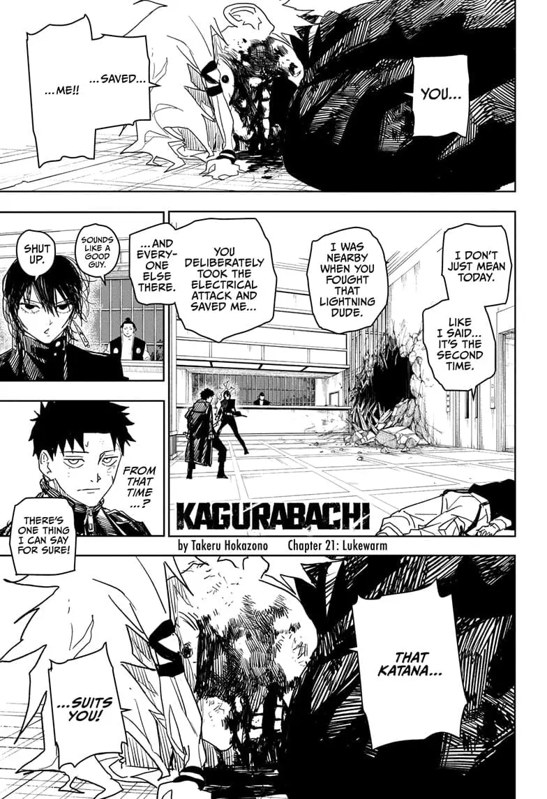 Kagurabachi, chapter 21, page 1