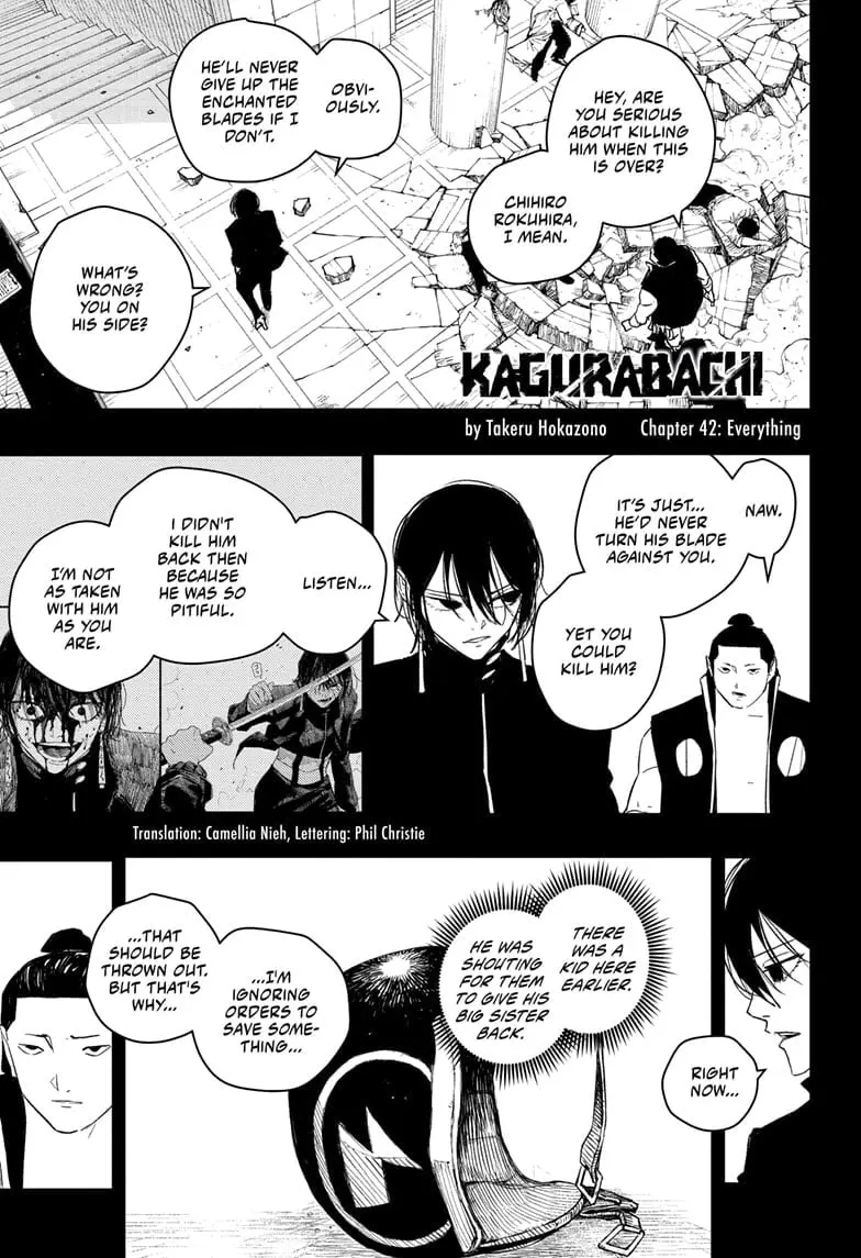 Kagurabachi, chapter 42, page 1