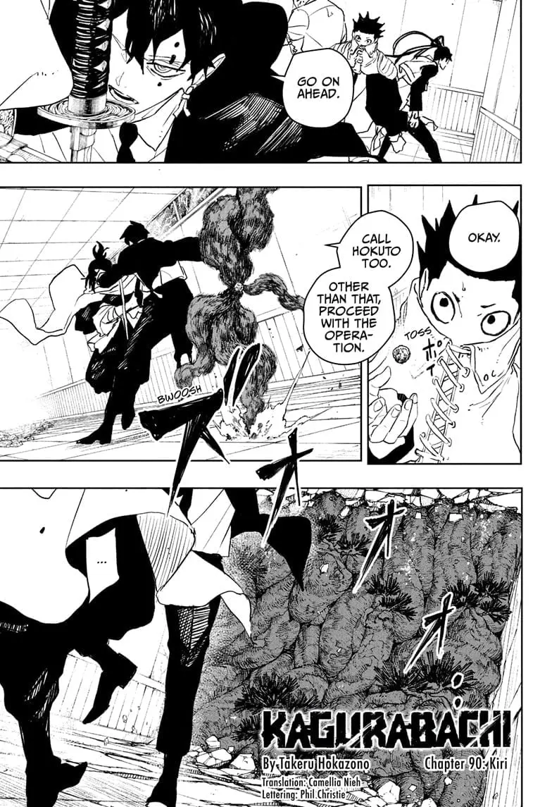 Kagurabachi, chapter 90, page 1