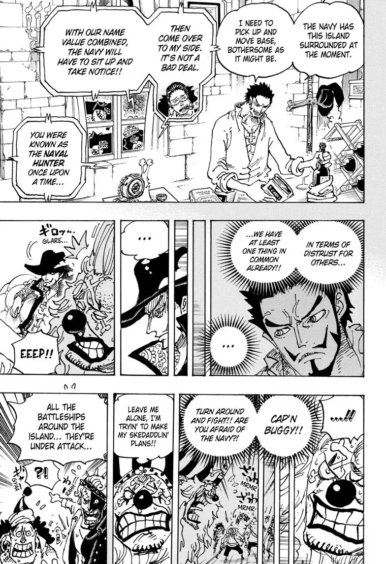 One Piece Manga, chapter 1058, page 9