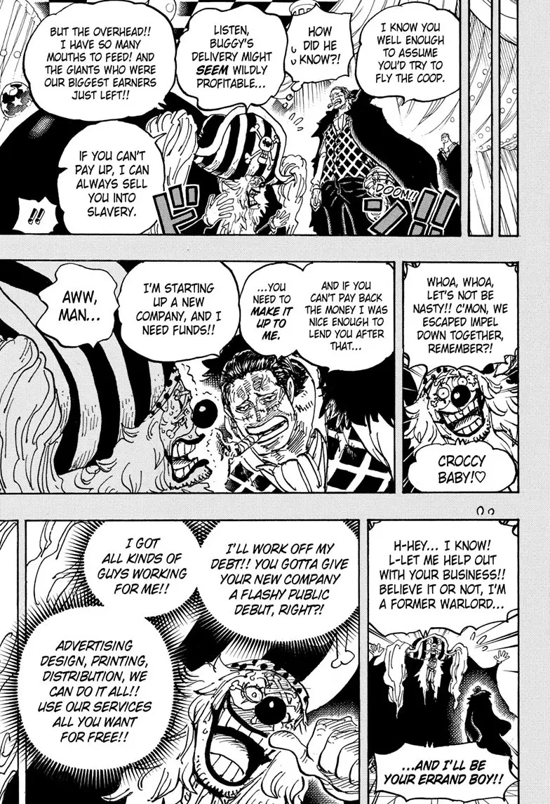 One Piece Manga, chapter 1058, page 11