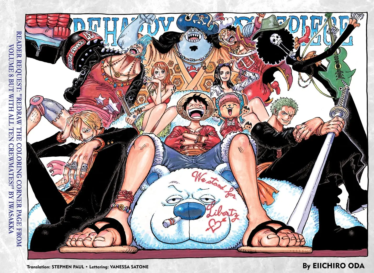 One Piece Manga, chapter 1060, page 1
