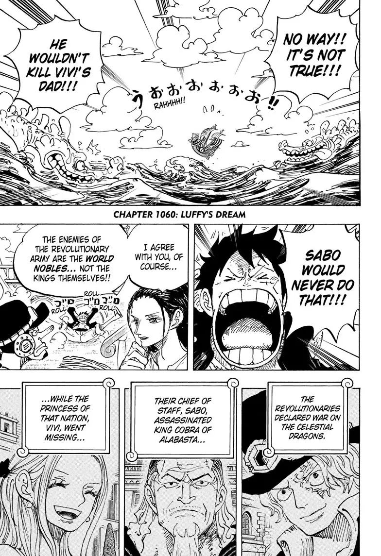 One Piece Manga, chapter 1060, page 3