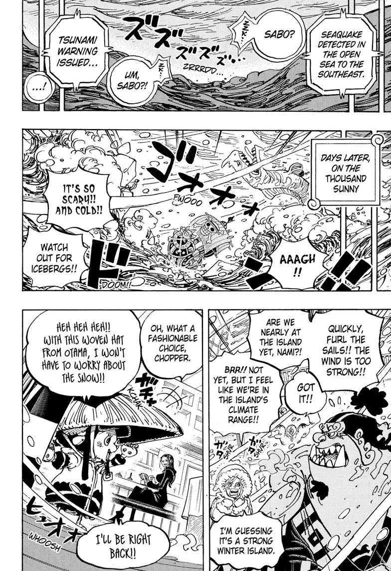 One Piece Manga, chapter 1060, page 14
