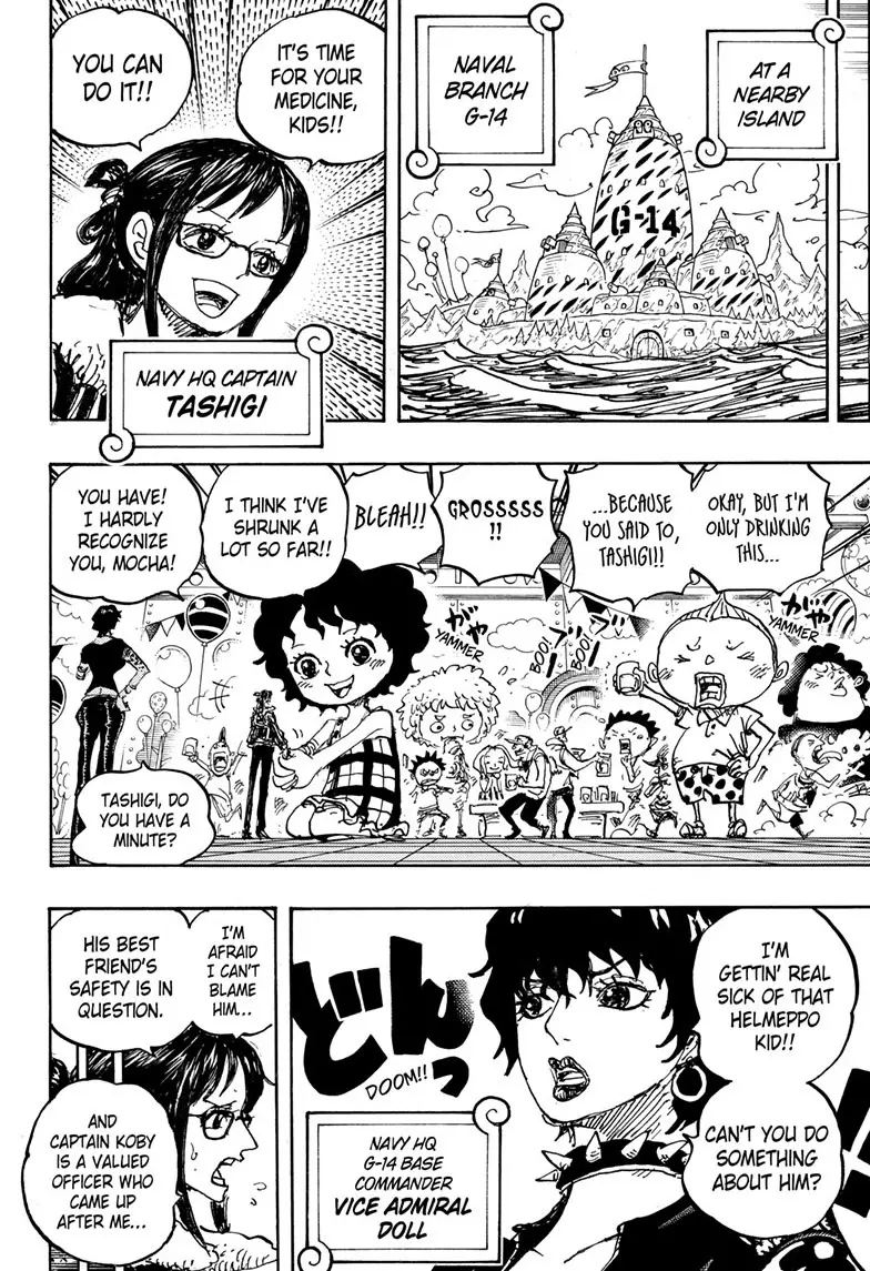 One Piece Manga, chapter 1061, page 9