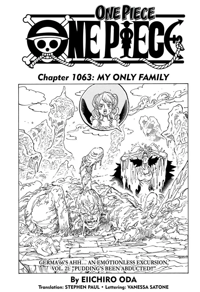 One Piece Manga, chapter 1063, page 1