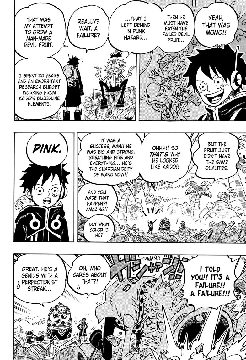 One Piece Manga, chapter 1067, page 8