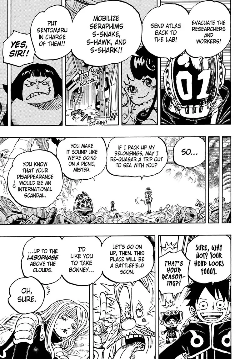 One Piece Manga, chapter 1068, page 11