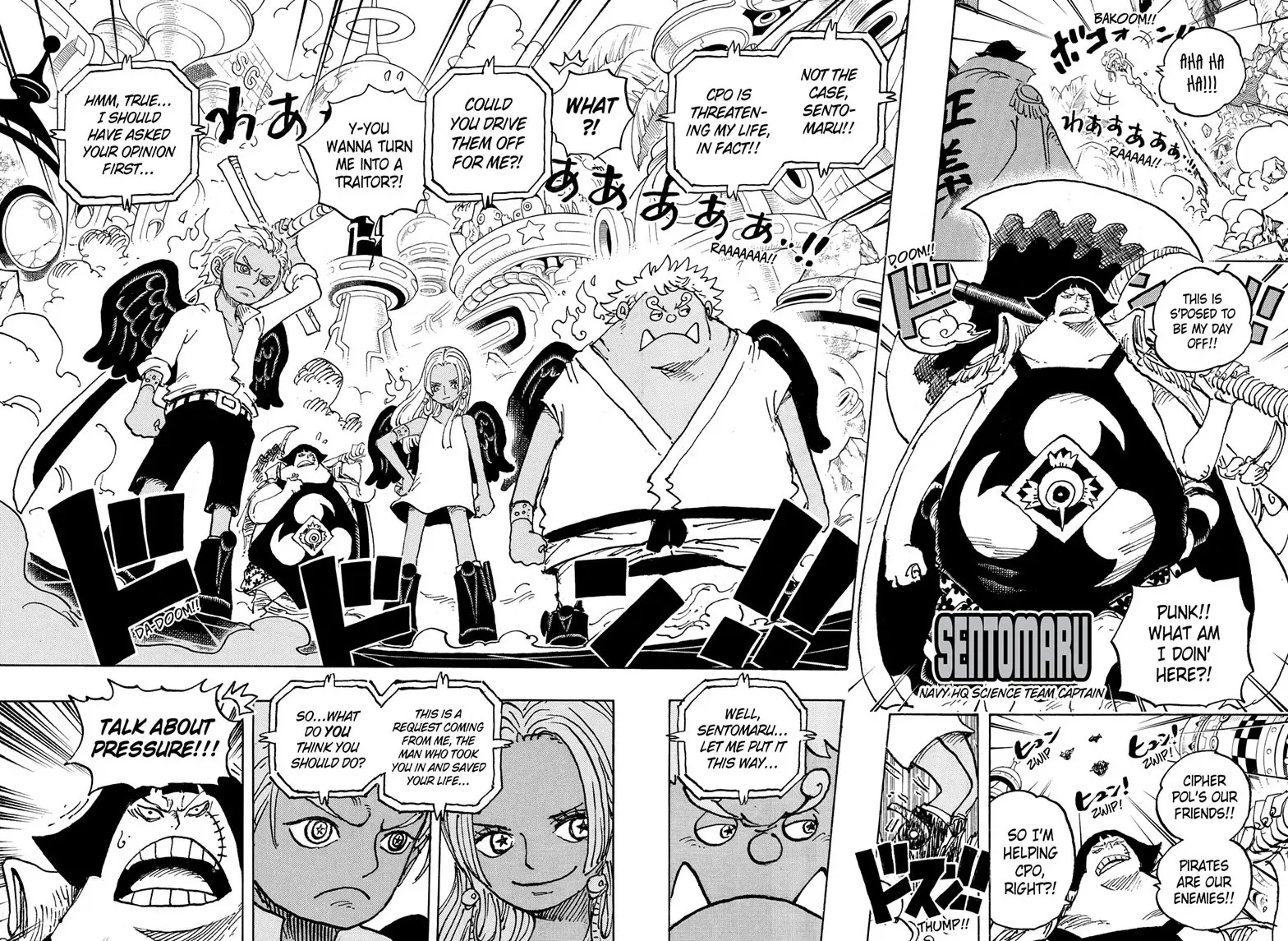 One Piece Manga, chapter 1069, page 10